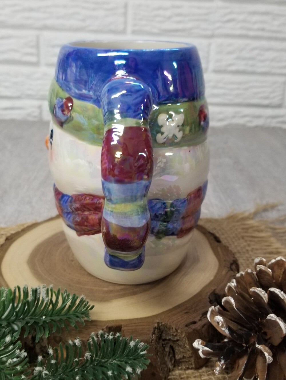 Irredecent Snowman Mug - Picture 3 of 7